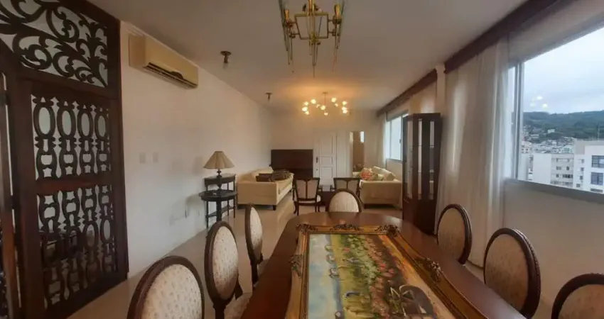 Apartamento com 4 quartos à venda no centro de florianópolis, 218 m², semi mobiliado e 2 vagas.