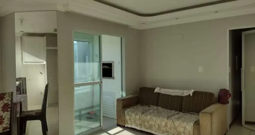 Semi mobiliado, sacada com churrasqueira e 2 quartos - À venda em Areias, São José.