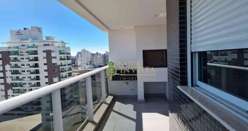 Andar alto com sacada com churrasqueira, 2 quartos e 1 vaga à venda no kobrasol.