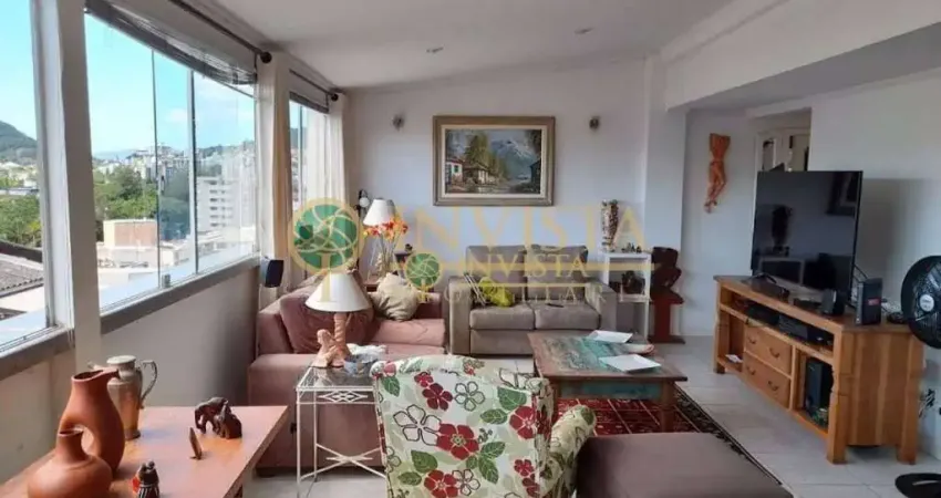 À venda | 200 m², varanda com churrasqueira, 2 quartos e 1 vaga de garagem - carvoeira, em florianópolis.