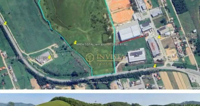 Terreno comercial e industrial á venda em santo amaro da imperatriz