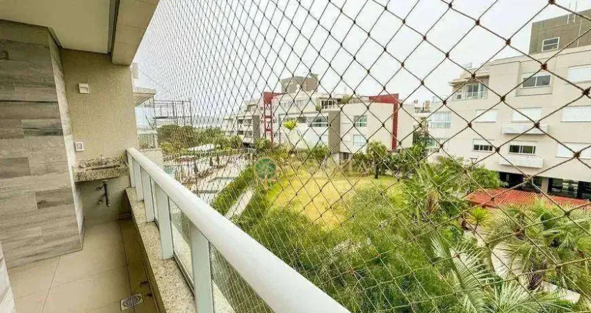 À venda | 108 m², sacada com churrasqueira, vista mar, 3 quartos e 2 vagas - praia do campeche, em florianópolis.