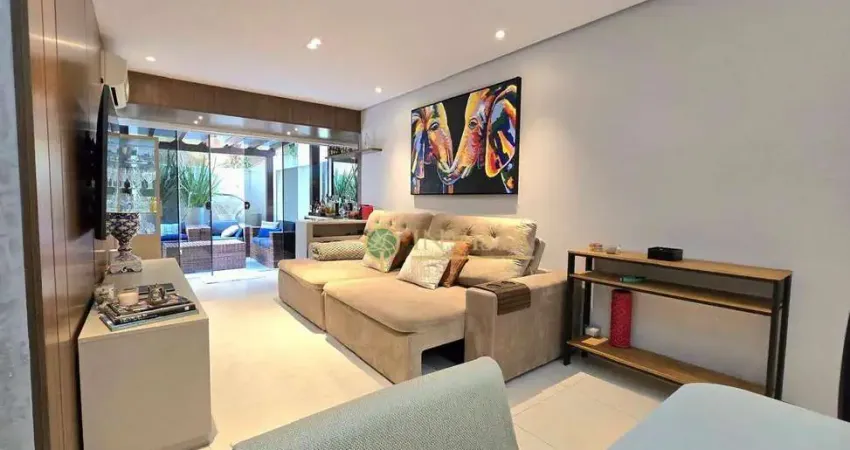 Á venda | semi mobiliado, garden, 210 m² de área privativa, 3 quartos e 1 vaga de garagem - centro de florianópolis