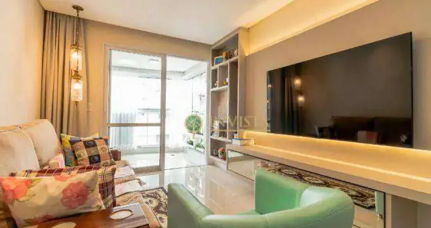 À venda | 96 m², sacada com churrasqueira, 3 quartos e 2 vagas - balneário do estreito, florianópolis.