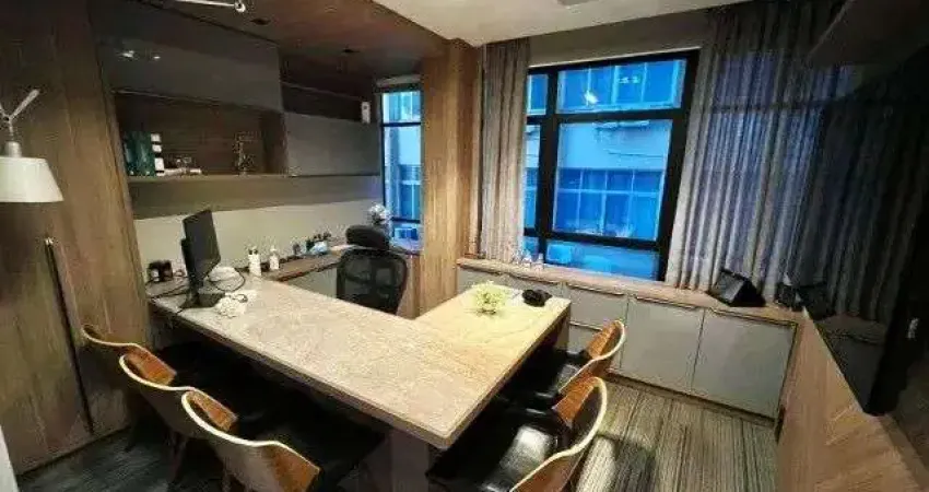 Conjunto de salas comerciais com 123m² à venda no centro de florianópolis.