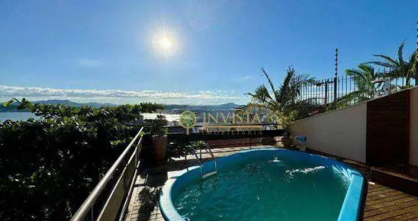 À venda | 376 m², 3 quartos, piscina privativa, churrasqueira e 2 vagas - itaguaçu, em florianópolis.