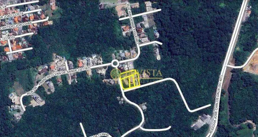Terreno em condomínio fechado à venda na Rua Willy Kersten, 35, João Paulo, Florianópolis