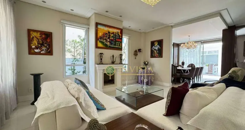 À venda | 197 m², Mobiliada, piscina privativa, churrasqueira, hidromassagem, 3 quartos, closet e 2 vagas de garagem - Pedra Branca, Palhoça/SC.