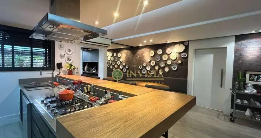 À venda | 325 m², mobiliado, 4 quartos (2 suítes) e 3 vagas de garagem - centro, em florianópolis.