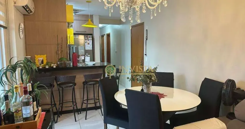À venda | 85 m², Sacada com churrasqueira, 3 quartos, semi mobiliado e 1 vaga de garagem - Palhoça/SC.