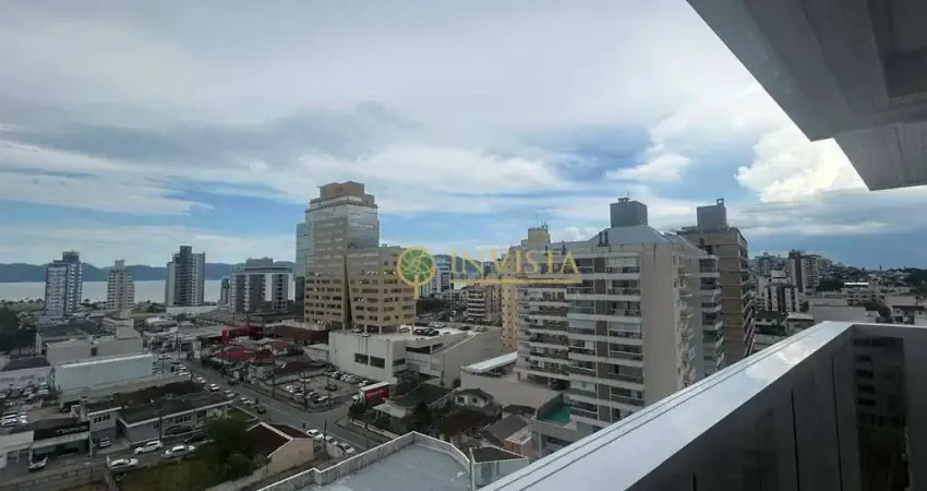 Andar alto, sacada com churrasqueira e vista para o mar, 3 quartos (sendo 3 suítes) e 2 vagas de garagem - à venda no bairro estreito.