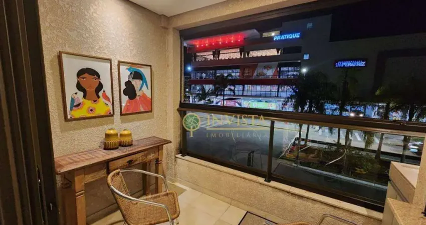 Apartamento com 2 quartos à venda em jurerê, mobiliado, sacada com churrasqueira e 1 vaga - florianópolis/sc.