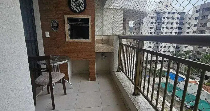 À venda no bairro itacorubi! sacada com churrasqueira, 2 quartos e 2 vagas de garagem.