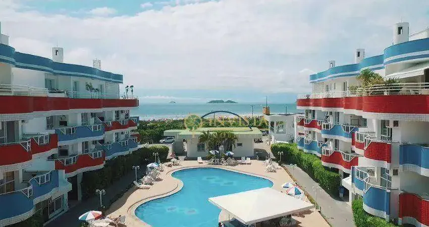 À venda na Praia dos Ingleses! Sacada com vista Mar, 1 quarto e 1 vaga de garagem - Oportunidade para Investidores.