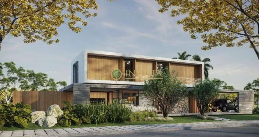 À venda | condomínio fechado, 365m², piscina privativa, 4 suítes e 4 vagas de garagem - garopaba.