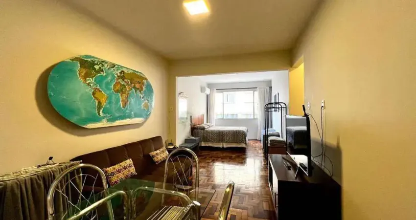 À venda | mobiliado, 42 m² e localização privilegiada - centro, em florianópolis.