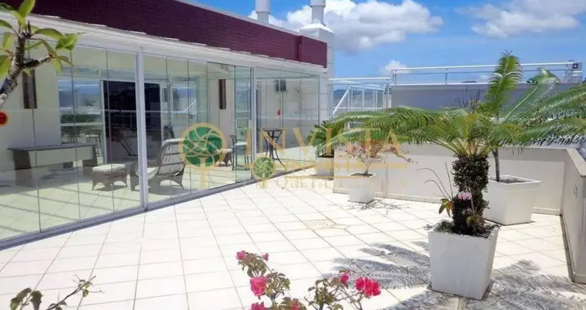 À venda | alto padrão, terraço privativo com vista mar e piscina, 348m² de área útil, 3 quartos e 4 vagas de garagem.