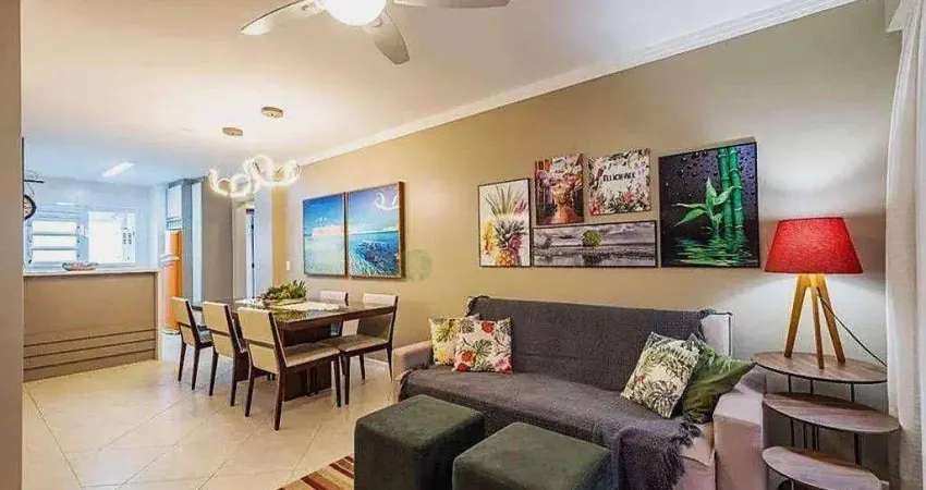 À venda | 77 m², sacada com churrasqueira, 2 quartos e 1 vaga de garagem - Praia Brava, em Florianópolis.