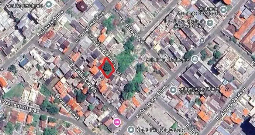 Terreno à venda na Servidão Andrino da Luz, 64, Estreito, Florianópolis