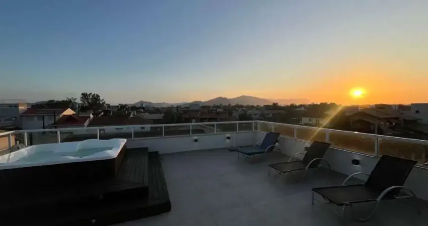À venda | mobiliado, 275 m², terraço com vista mar, 2 quartos e 2 vagas de garagem - praia do campeche, em florianópolis.