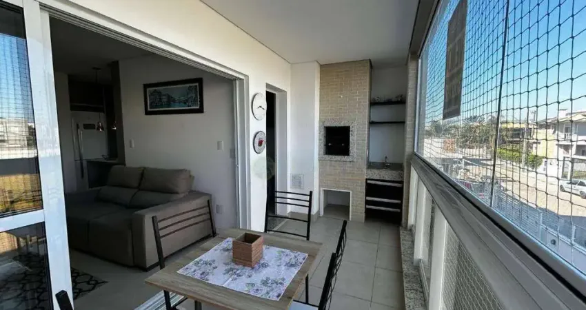 À venda | 83 m², 2 quartos, sacada com churrasqueira, semi mobiliado e 1 vaga de garagem - Praia do Campeche, em Florianópolis.