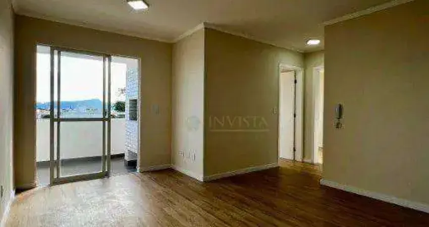À venda | 58 m², 2 quartos, sacada com churrasqueira, vista Mar e 1 vaga de garagem - Balneário Estreito, Florianópolis.