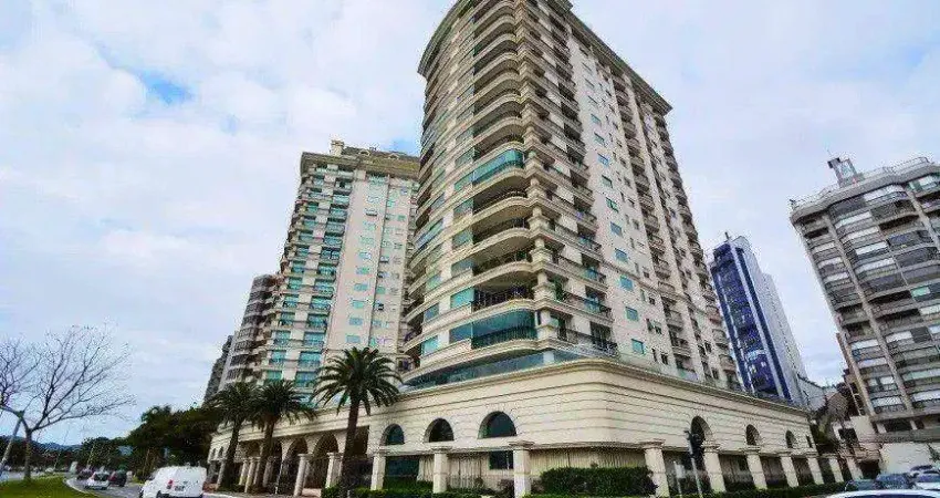 À venda | 316 m², Ed. La Perle, Frente Mar, 4 quartos (todos suítes) e 4 vagas - Agronômica, Florianópolis.