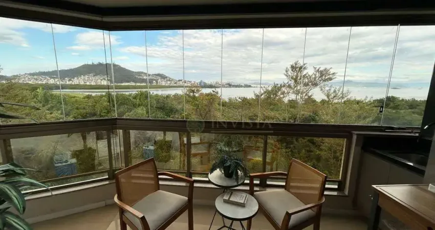 À venda | 115 m², totalmente mobiliado, sacada com churrasqueira e vista mar, 2 vagas - bairro joão paulo, florianópolis.