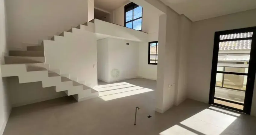 À venda | 128 m² garden, terraço com churrasqueira e vista mar, 3 quartos e 2 vagas - balneário estreito, florianópolis.