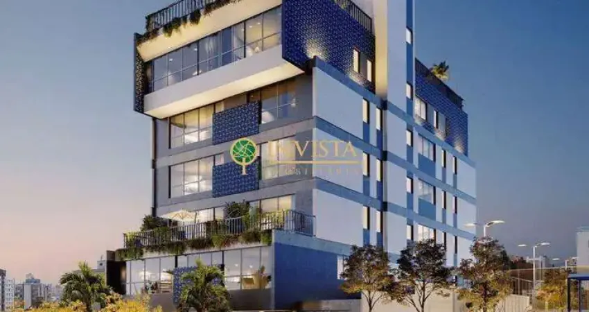 À venda | studio novo de 54 m² com terraço - centro, em florianópolis.