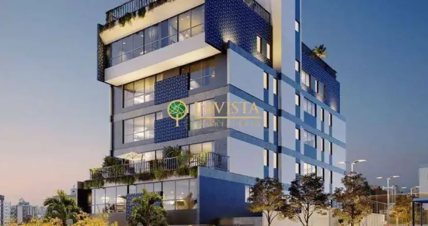 À venda | studio novo de 54 m² com terraço - centro, em florianópolis.