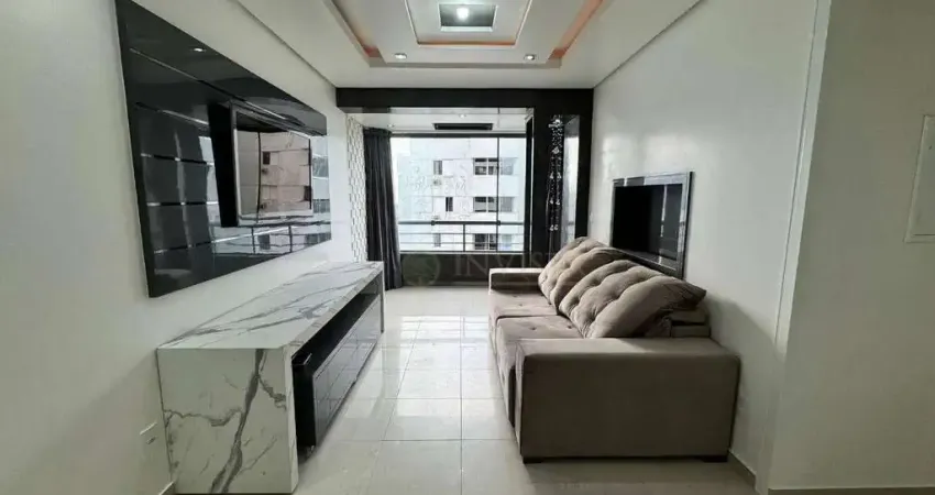 À venda | 90 m², sacada, andar alto, 2 quartos e 1 vaga - em frente parque da luz, em florianópolis.