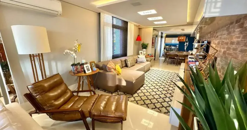 À venda | 290 m², alto padrão, semi mobiliado, 3 quartos (todos suítes) e 2 vagas - av. beira mar norte, em florianópolis.