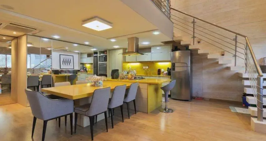 À venda | loft juarez machado, 180 m², mobiliado, 3 quartos e 3 vagas - centro, em florianópolis.