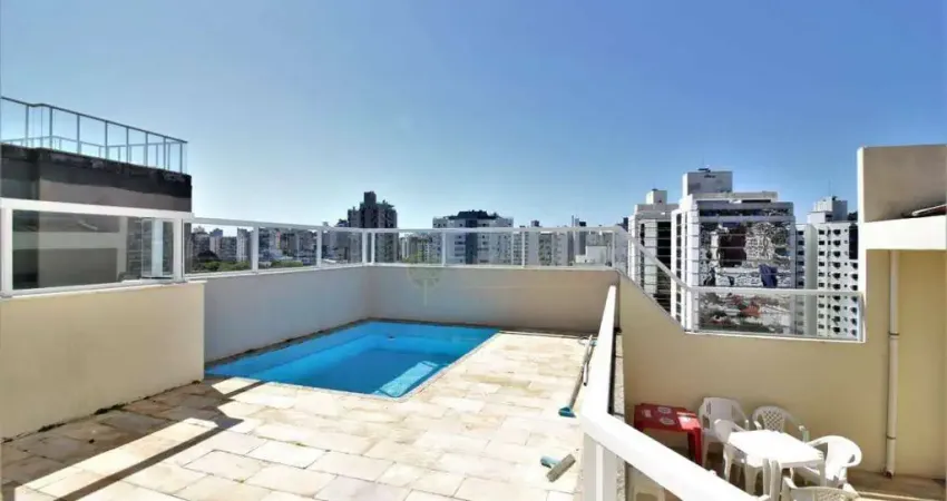 À venda | 198 m², duplex, terraço privativo, 3 quartos e 2 vagas - centro, em florianópolis.