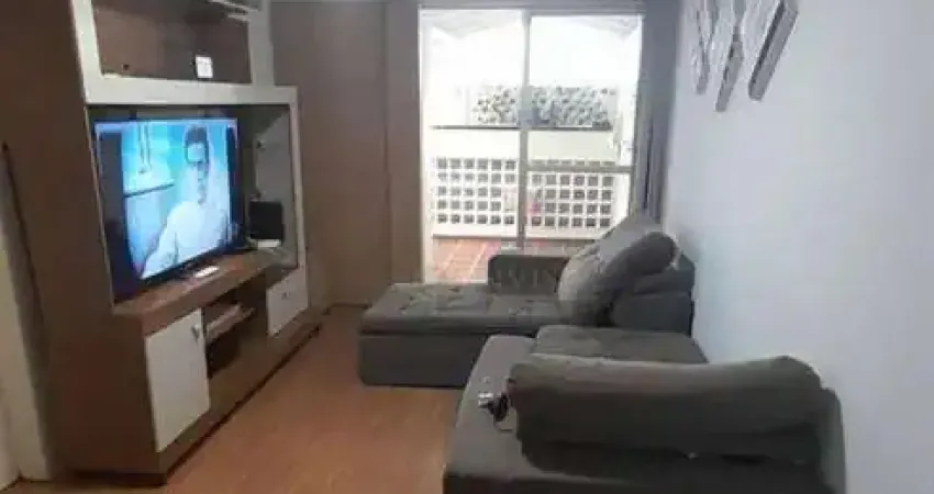 À venda | 70 m², semi mobiliado, sacada com churrasqueira, 2 quartos e 1 vaga - coqueiros, em florianópolis.