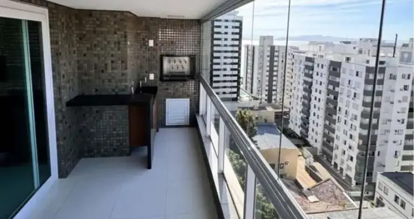 Locação | 122 m², sacada com churrasqueira, mobiliado, 3 suítes e 3 vagas - agronômica, em florianópolis.