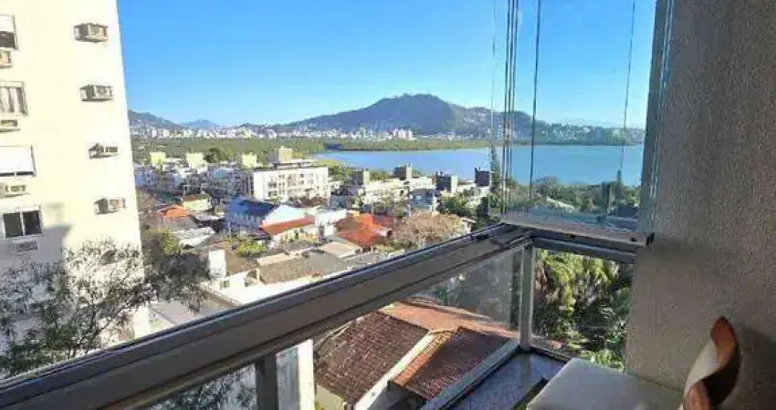 À venda | 69 m², vista mar, 2 quartos, semi mobiliado e 1 vaga - joão paulo, em florianópolis.
