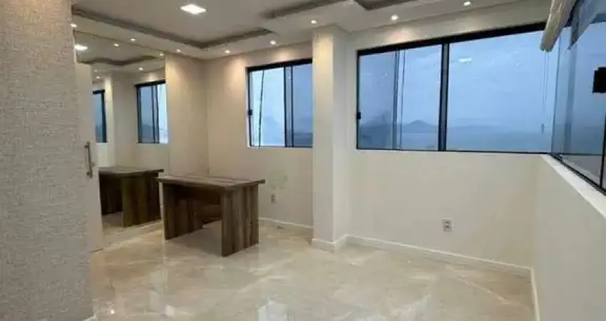 Oportunidade! sala comercial de 23 m² com vista mar e 1 vaga - campinas, em são josé.