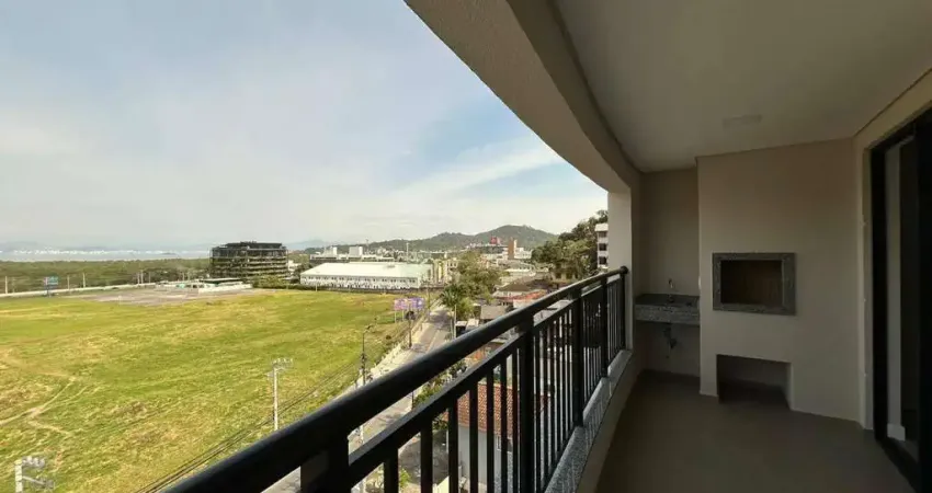 Venda | vista mar com 94 m², sacada com churrasqueira, 3 quartos e 2 vagas de garagem - saco grande, em florianópolis.
