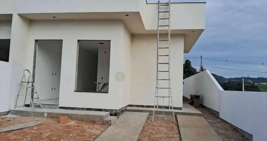 À venda | sobrado de 75 m², 2 quartos (ambos suítes) e 2 vagas - areias de baixo, em governador celso ramos.