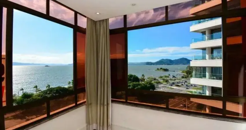 À venda | apartamento frente mar, 206 m², 4 quartos e 2 vagas - agronômica, em florianópolis.
