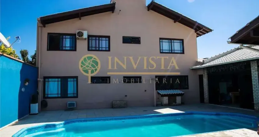 Casa com 5 quartos à venda na praia do campeche, piscina, varanda gourmet e 6 vagas - florianópolis/sc.