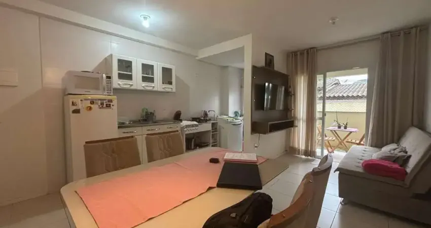 Apartamento com 2 quartos à venda em palhoça, sacada com churrasqueira e 1 vaga.