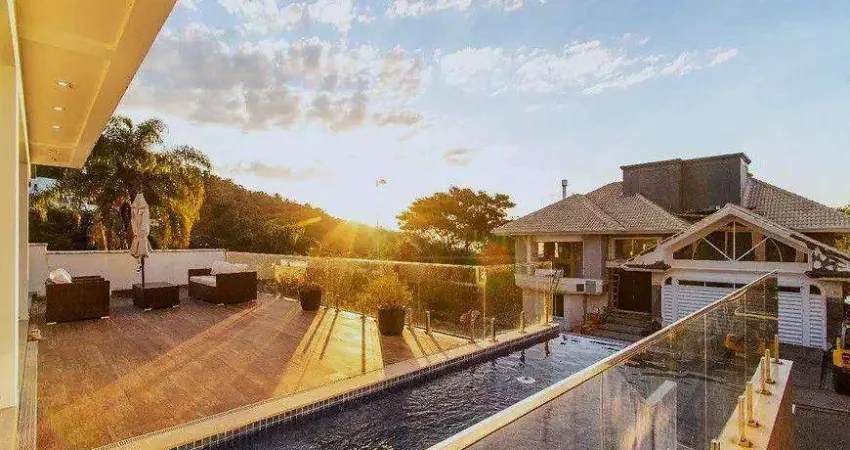 Casa com 5 quartos à venda em florianópolis/sc, condomínio fechado, vista mar e 5 vagas - bairro joão paulo.