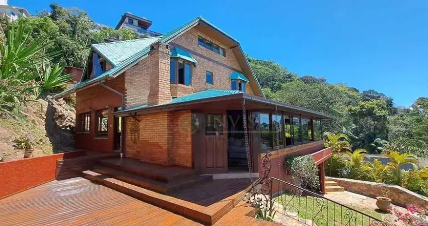 Casa com 4 suítes à venda no bosque das mansões! condomínio fechado, mobiliado e 4 vagas - são josé/sc.