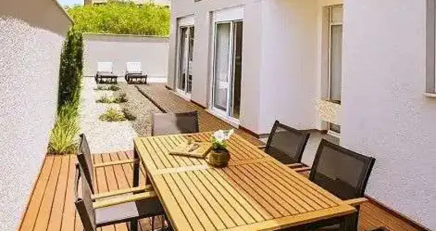 Apartamento garden com 3 quartos em florianópolis! mobiliado, sacada com churrasqueira e 1 vaga - praia dos ingleses.