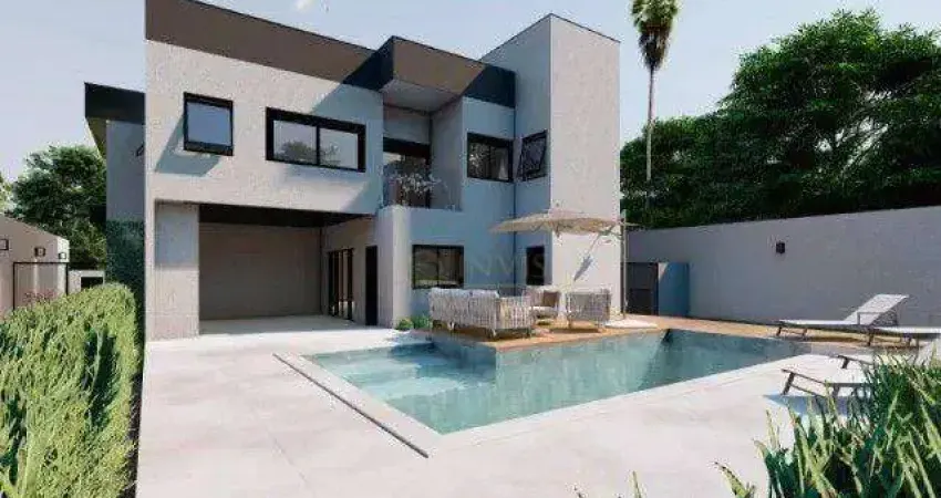 Casa em condomínio fechado com 4 suítes em florianópolis! churrasqueira, piscina e 2 vagas - bairro ingleses.