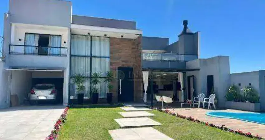 Casa com 4 quartos à venda em são josé/sc! piscina privativa, terraço com churrasqueira e 5 vagas - bairro serraria.