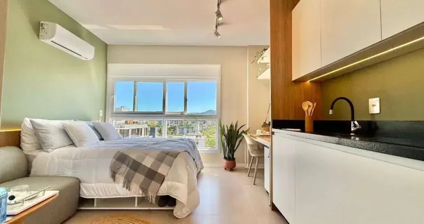 Max studios 189 - apartamento studio à venda em florianópolis/sc - próximo à ufsc, bairro pantanal.